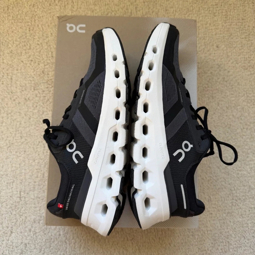 Women's On Cloudrunner 2 Road-Running Shoes, size 9. Color: Eclipse/Black - Picture 1 of 6